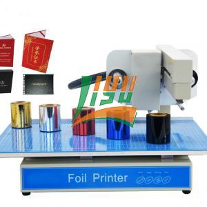 2019 Latest Flatbed Digital Aluminium Hot Gold Foil Stamping Printer Automatic Printing Machine for Invitation, Letterr, Book Cover, Menu, Calendar 