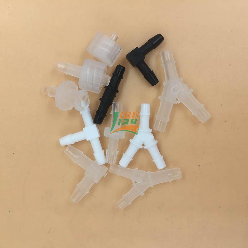Eco solvent printer Plastic Y shape connector ink hose pipe connector adapter for Roland Mutoh Xuli Galaxy tube fitting - 副本 - 副本